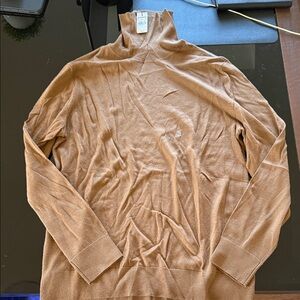Express Men's Camel Turtleneck Sweater